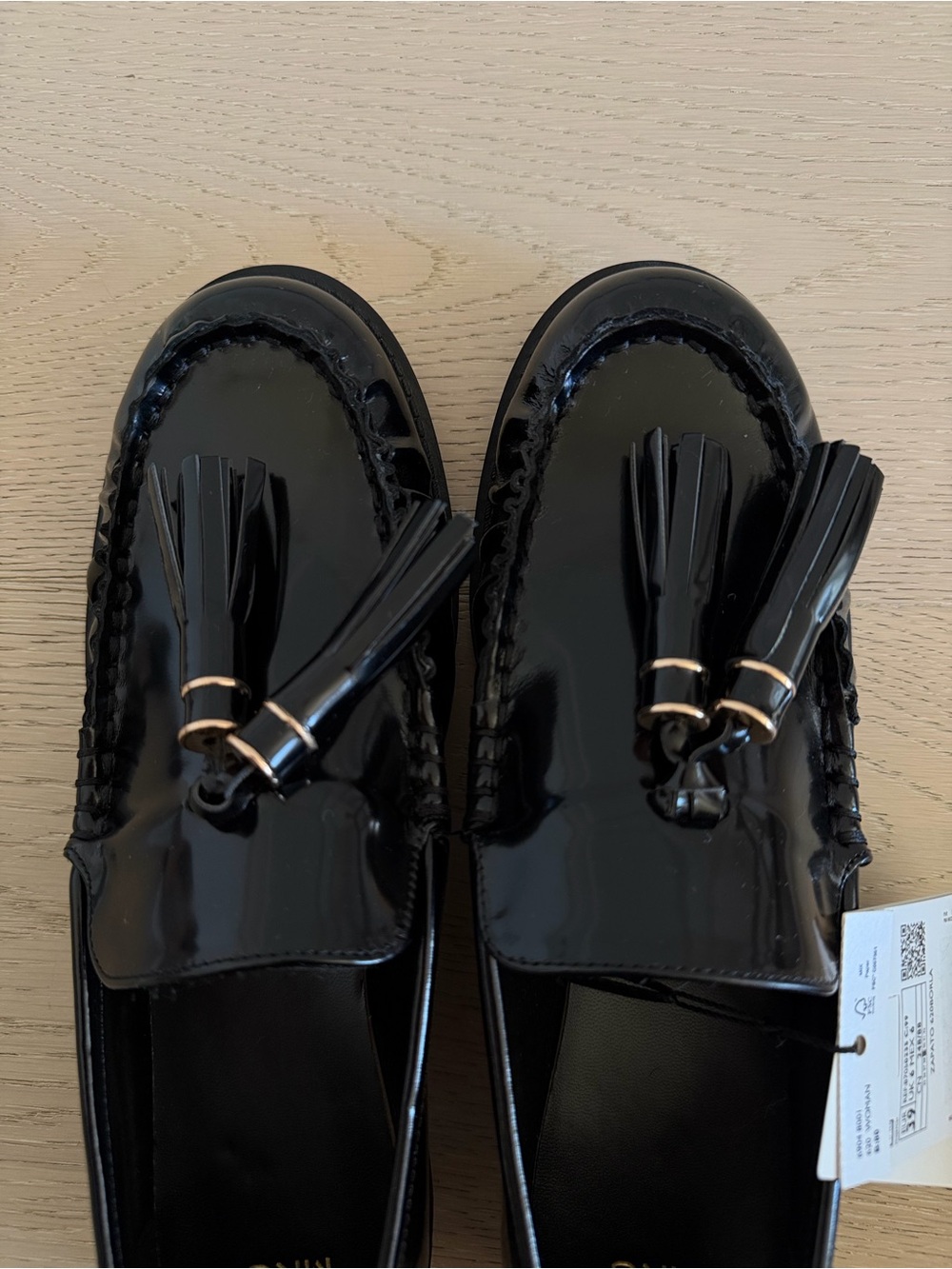 MANGO Black Tassel Loafers - Picture 14 of 16
